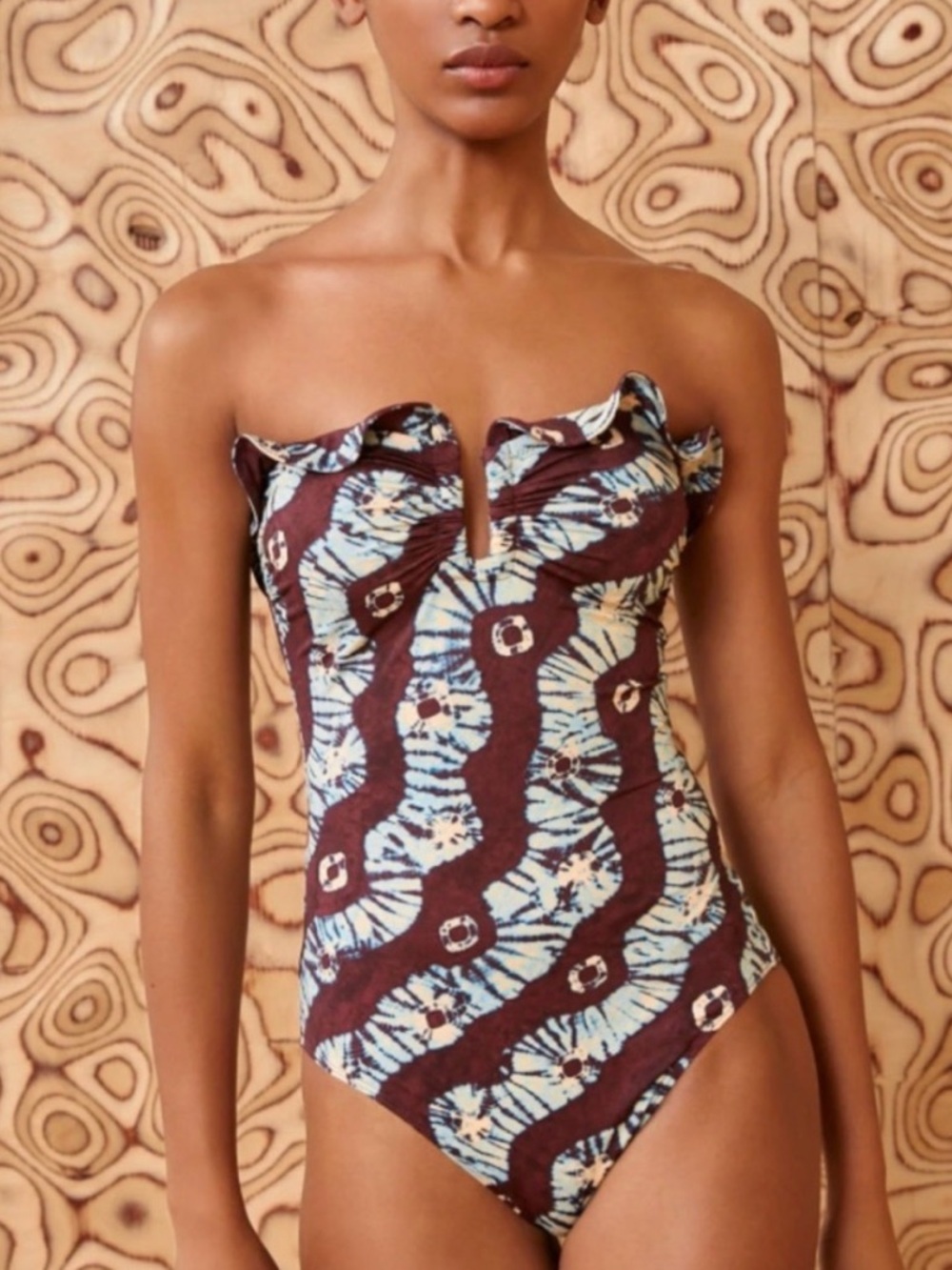Ulla Johnson Strapless Menorca One-Piece Small